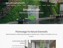 Tablet Screenshot of naturalgreenwalls.com